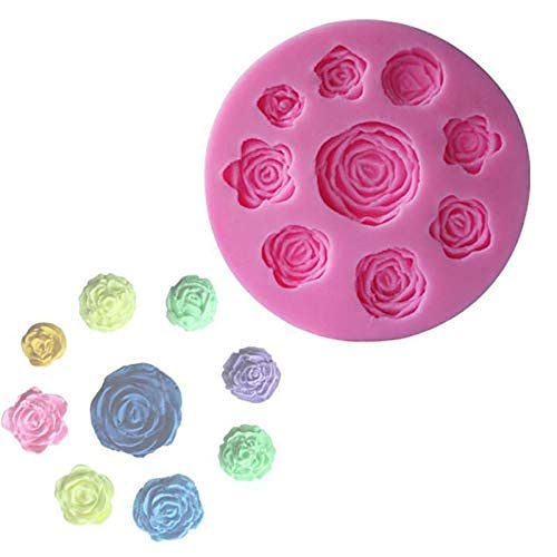CHINESE SILICON ROSE MOULD PINK