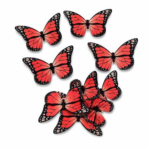 LIGHT RED BUTTERFLY 1pkt