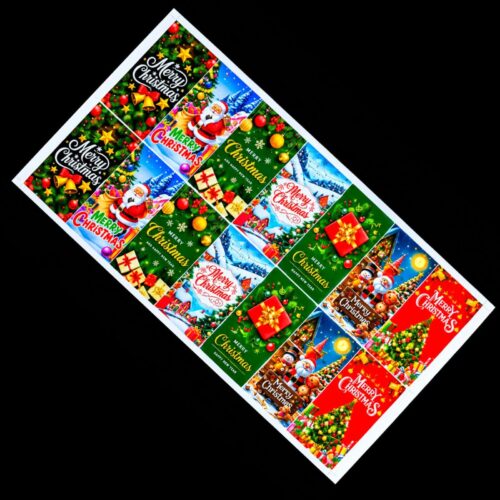 MERRY CHRISTMAS STICKER