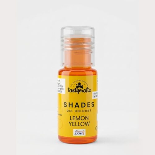 Tastycarfts Gel Colour Lemon Yellow 20g