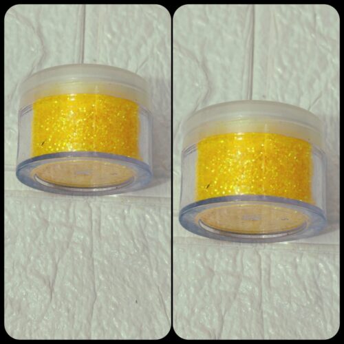 YELLOW GLITER