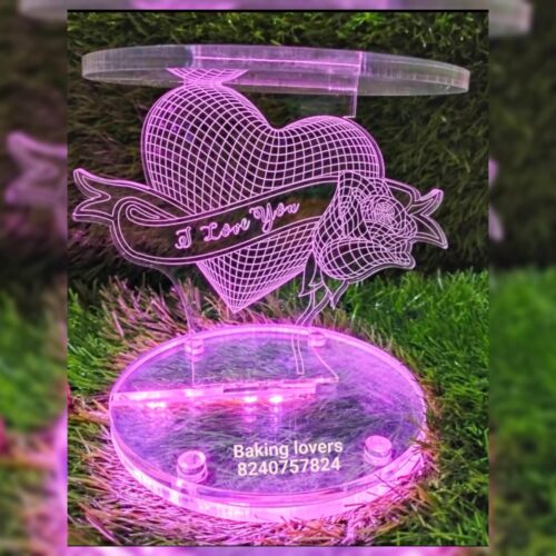 FANCY TRANCEPARENT CAKE STAND