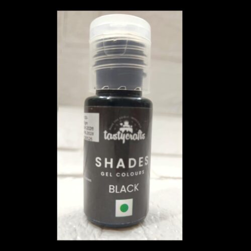 Tastycarfts Gel Colour Black 20g