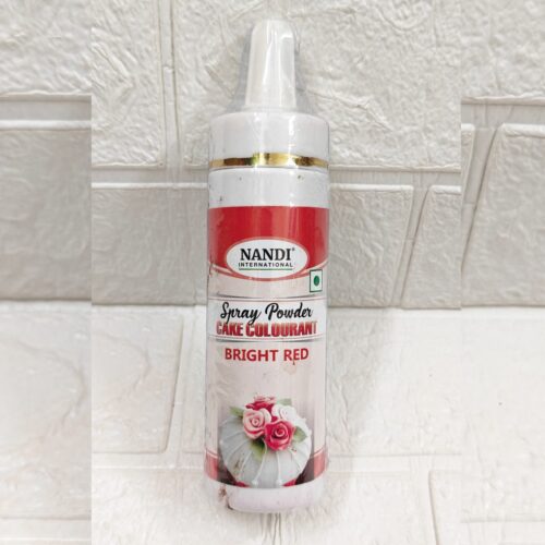 Nandi Spray Powder Cake Colorurant (Bright Red) 60g (1pc)