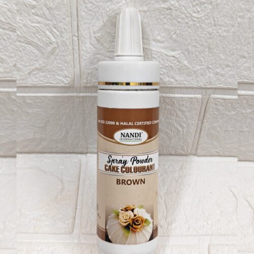 Nandi Spray Powder Cake Colorurant (Brown) 60g (1pc)