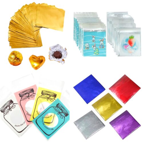 FANCEY CHOCOLATE POUCH BAG&Cut foil