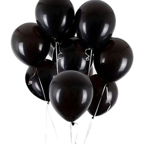 Black Metallick Ballons 1pcs