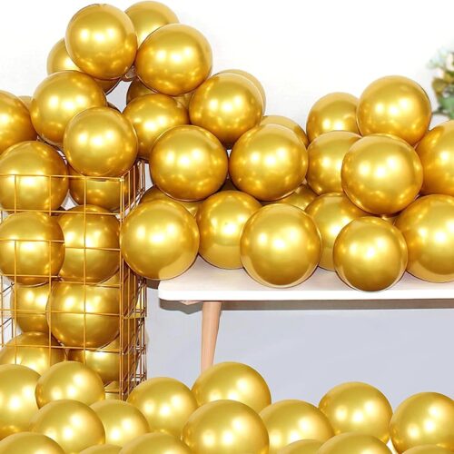 Golden Metallick Ballons 1pcs