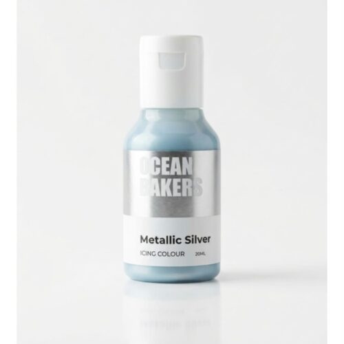 Ocean Bakers Gel Color 20ml Metallic Silver