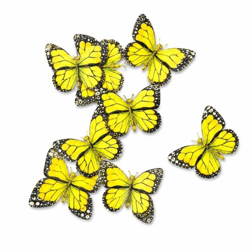 YELLOW BUTTERFLY 1pkt
