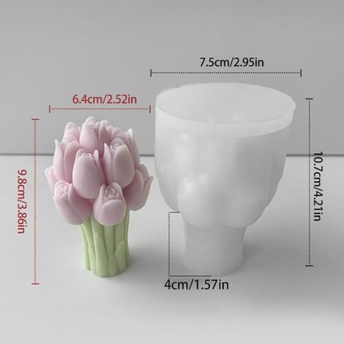 Flower Buke Candel & Chocolate Mould