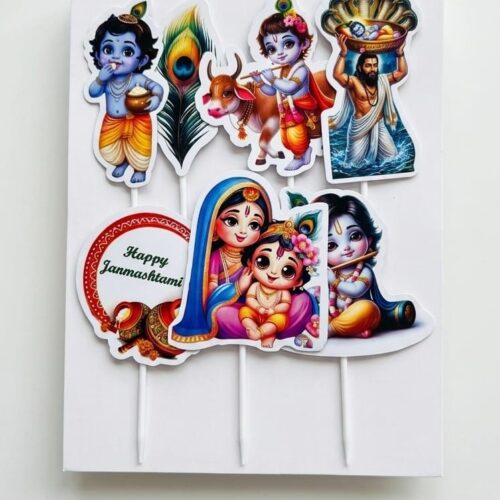 Happy Janmashtami Paper Topper
