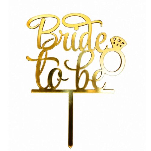 Acrylic BRIDE TO BE TAG [ 2.5"-3.5" ]