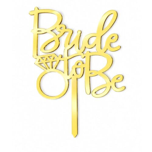 Acrylic BRIDE TO BE TAG [ 2.5"-3.5" ]