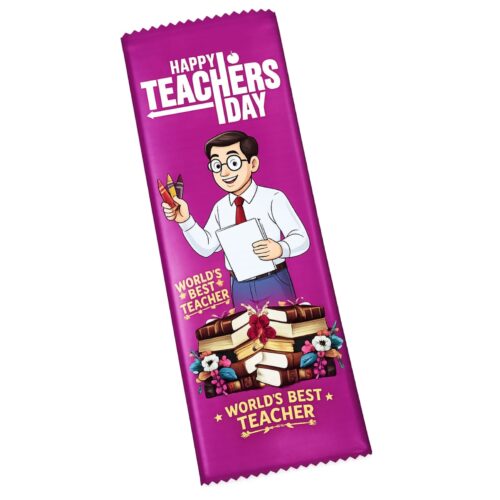 HAPPY TEACHERS DAY CHOCOLATE BOX [purple colour]