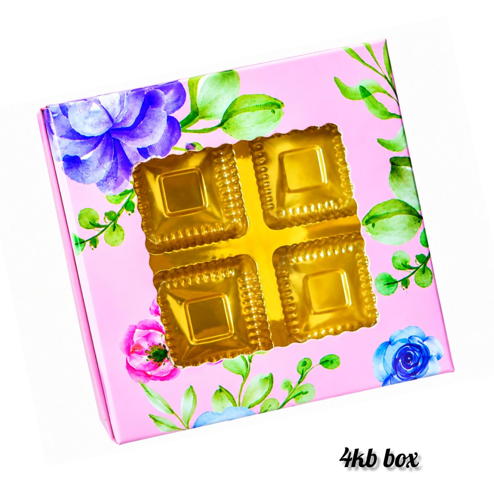 4 cavity chocolate box