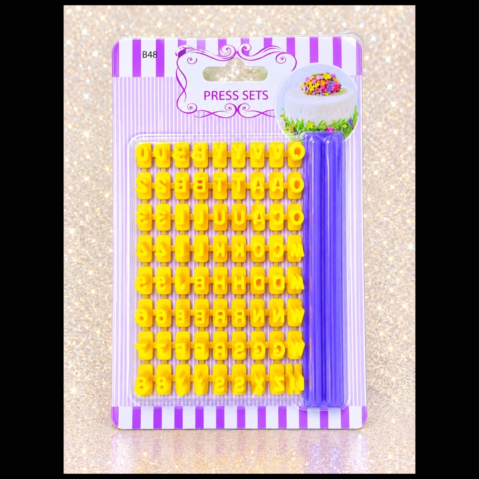 FONDANT ABCD STAMP
