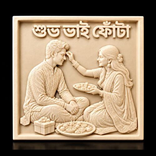 Silicon Mould শুভ ভাই ফোঁটা