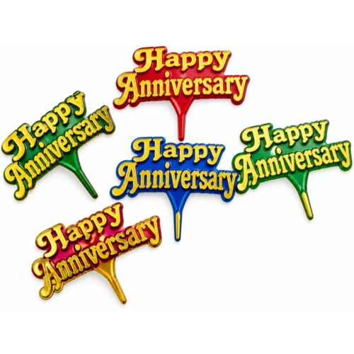 ANNIVERSARY PLASTICK TAG 1PC